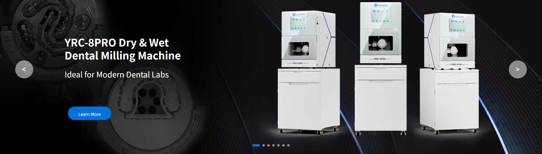 Fresatrice dentale YRC-8PRO per lavorazioni a secco e umido