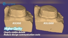 Nuovo arrivo:YRC-RS1000 Dental Model 3D Scanner! 5M fotocamere doppie ad alta definizione, precisione fino a 5μm