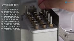 Installazione delle frese a secco YRC-8PRO | Tutorial passo-passo #yucera #dentalmillingmachine #shorts