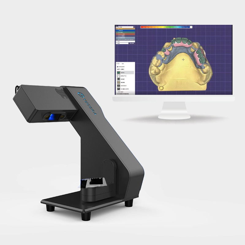 YUCERA Dental Lab Scanner CAD CAM 3D Auto Scanning 20s Tempo di scansione 2 x 3,0MP Risoluzione della fotocamera