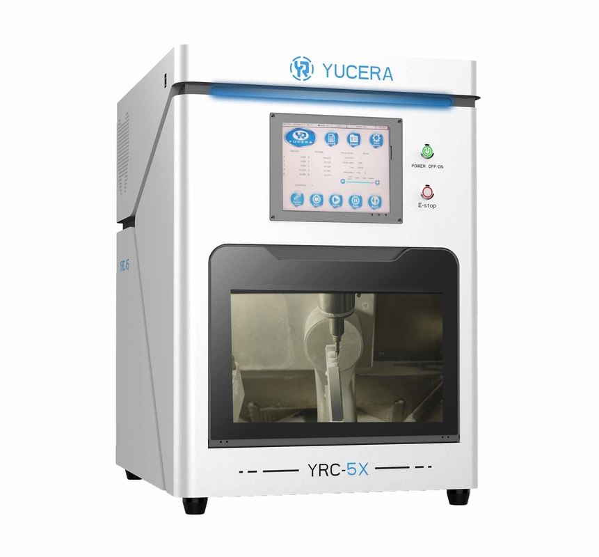 Fresatrice dentale Yucera a 5 assi Sistema di camere di zirconia YRC-5X