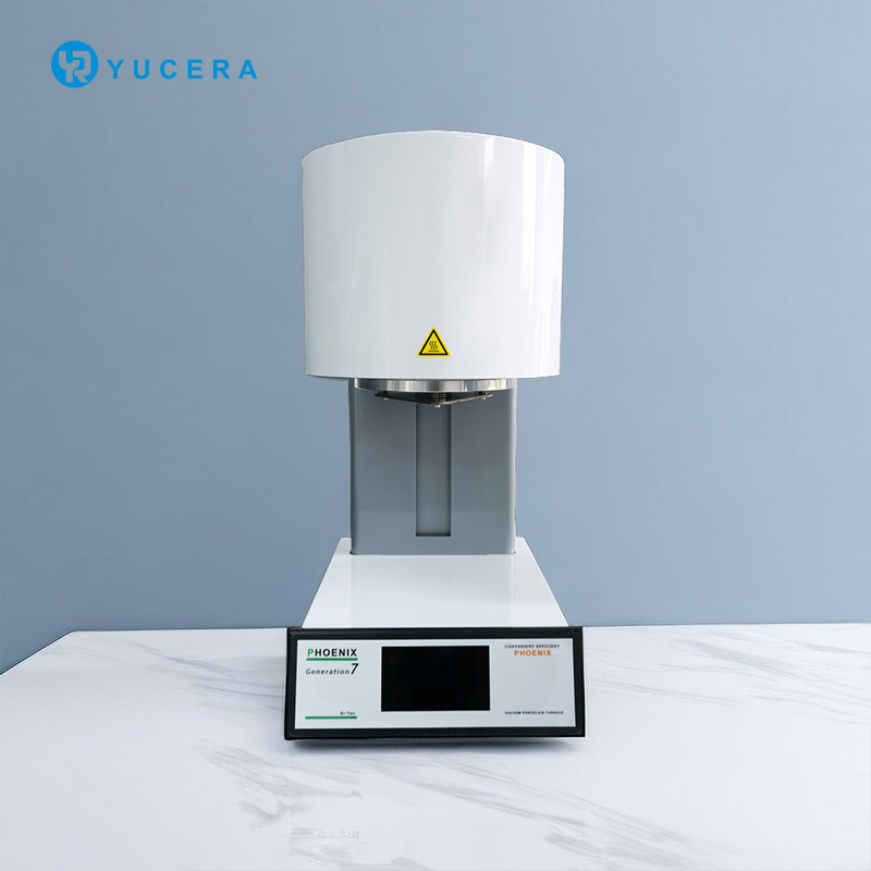 Laboratorio dentale Yucera nuovo tipo forno di porcellana in ceramica a vuoto per corone e ponti prezzo di fabbrica ad alta velocità