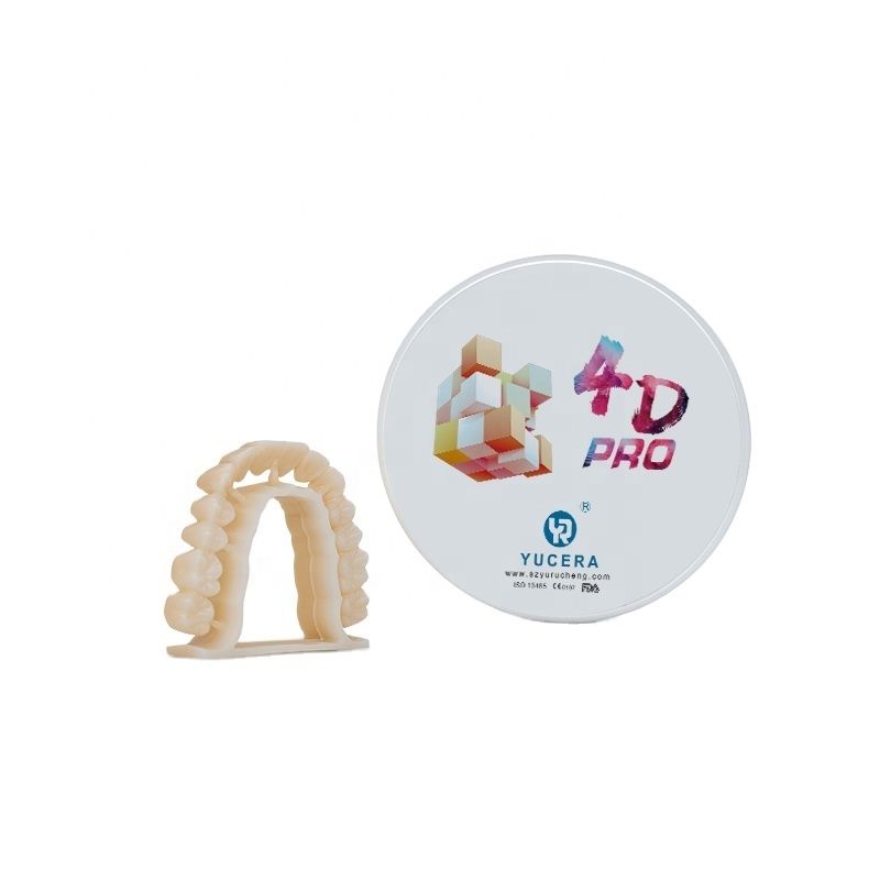 Blocchi di zirconia multistrato YRC 4D PRO per fresatura dentale CAD CAM A2-D4 BL1-BL4