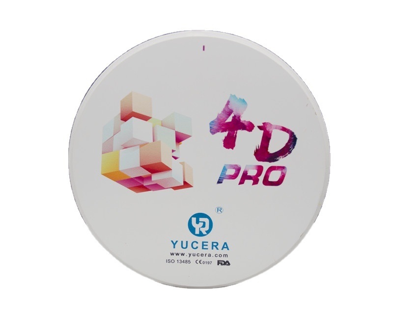 China Yucera High Quality Zirconia Dental Zirconia 4d Plus Multicolor for Clinic