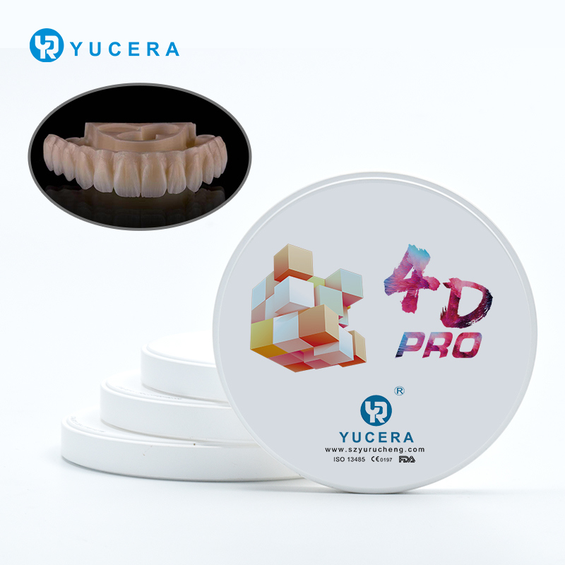 High-quality Yucera Dental 4D Pro Multilayer Plus Zirconia Block