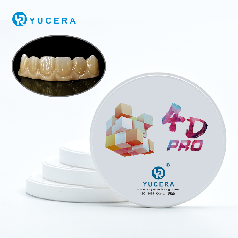 2023 Premium High-end YUCERA 4D Pro Dental Zirconia Ceramic Blocks Dentist Material  for Dental Laboratories