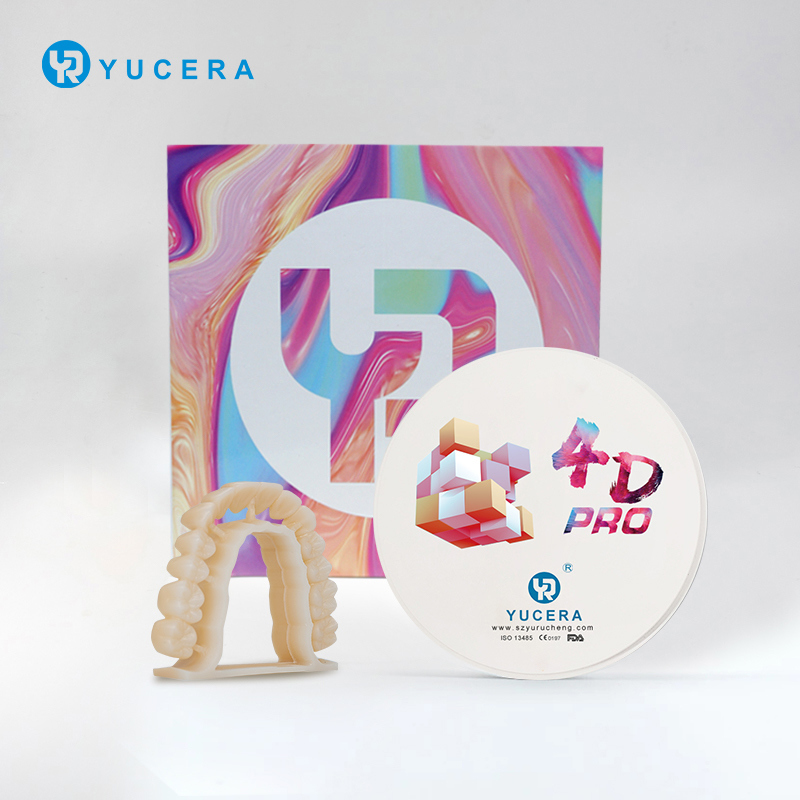 Yucera Dental 4D Pro Multicapa  Bloque De Zirconio   4D Plus Zirconium Blank