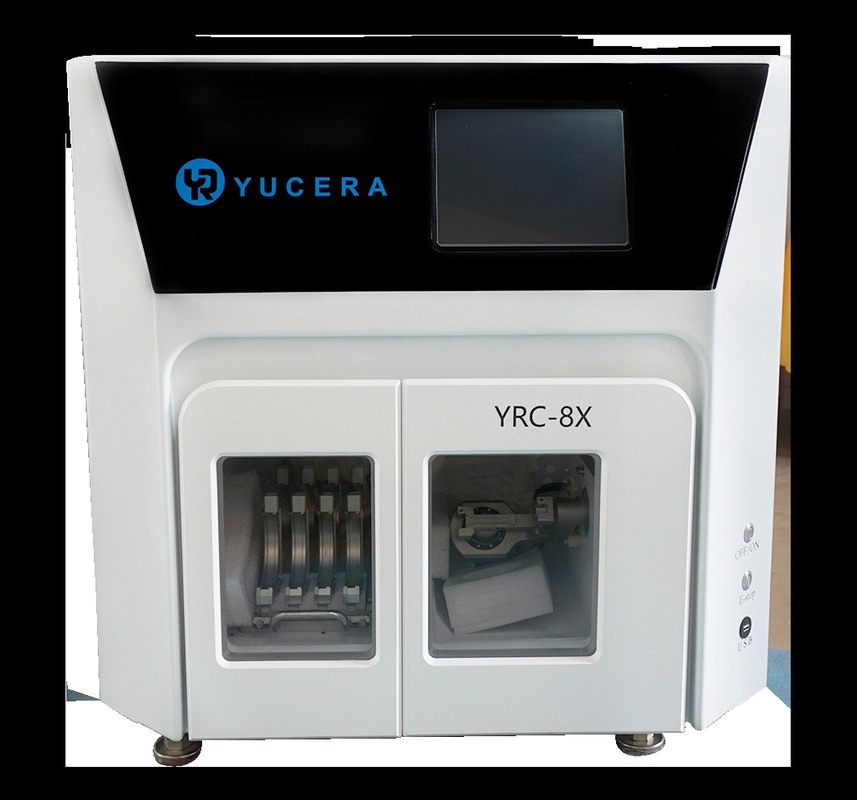 Fresatrice dentale YUCERA YRC-8X con cambio disco automatico, alta velocità di fresatura, attrezzatura per laboratorio odontotecnico, soluzione CAD CAM