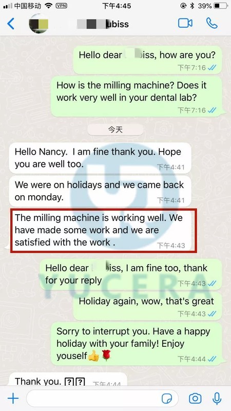 Fresatrice dentale YUCERA YRC-8X con cambio disco automatico, alta velocità di fresatura, attrezzatura per laboratorio odontotecnico, soluzione CAD CAM