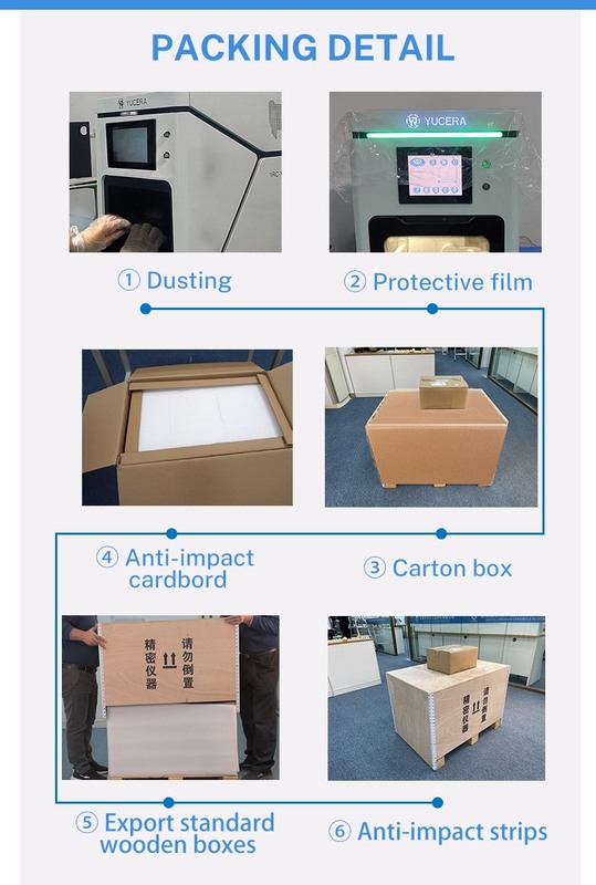 Cina Yucera Vendita Calda Fresatrice CAD CAM Dentale Automatica a 5 Assi per Laboratorio