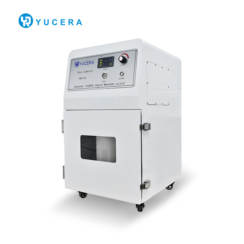 Aspirapolvere YUCERA YRC-V5 Aspiratore Dentale Portatile per Fresatrice CNC Dentale per Laboratorio Odontotecnico