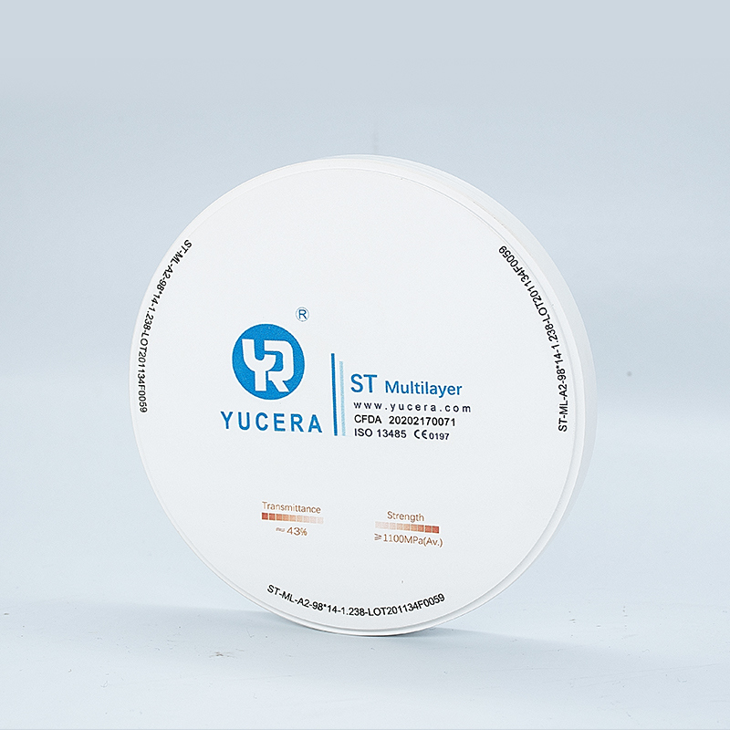 Yucera ST Dental Zirconia Blocks - Premium Choice for Dental Restoration and Lab Use