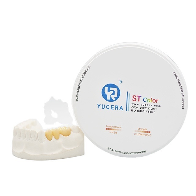 YUCERA ST Zirconia  Full-Contour Bridge Material | Strength + Aesthetics in One Disc