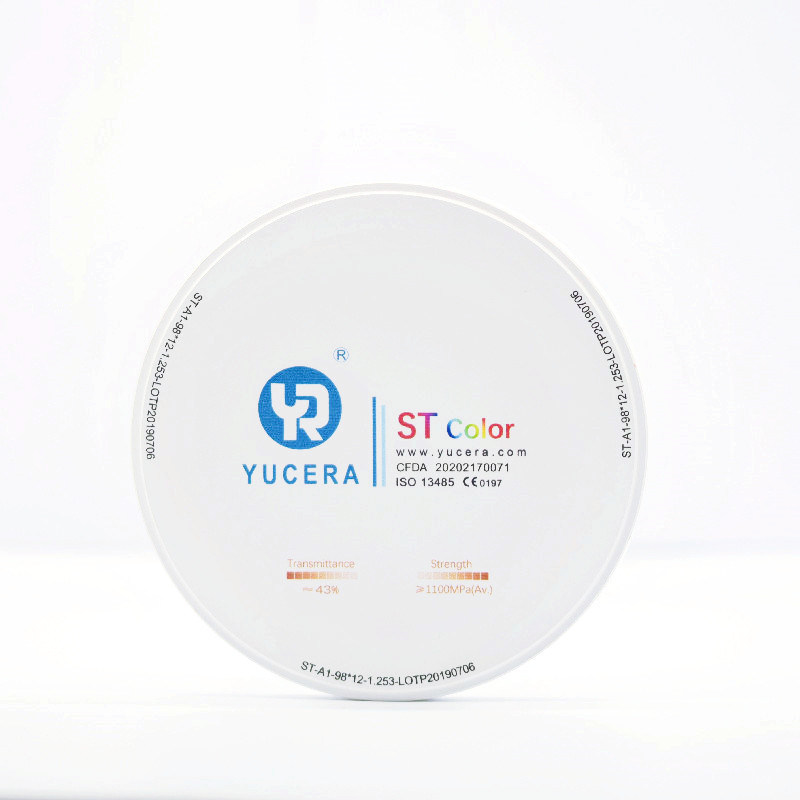 YUCERA ST Zirconia  Full-Contour Bridge Material | Strength + Aesthetics in One Disc