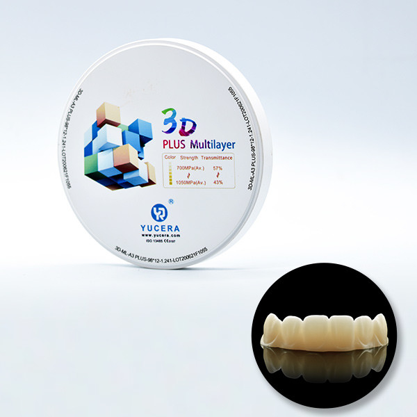 6 Layer Multilayer Dental Zirconia Block For Aesthetic Restoration